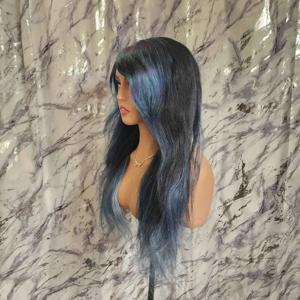 Crystal Mermaid Human Hair Scene Queen Wig